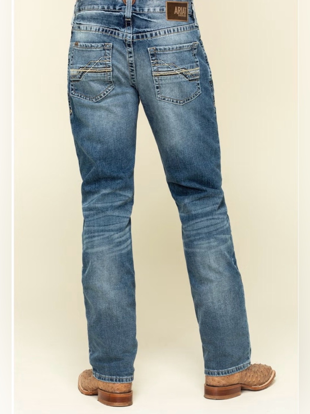 Ariat men’s size 35 M4 relax, fit boot, cut jeans